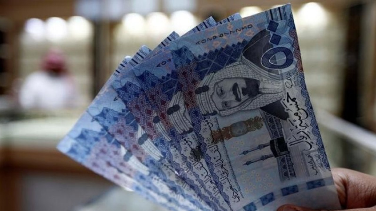 Ilustrasi uang riyal Arab Saudi. (Antara)