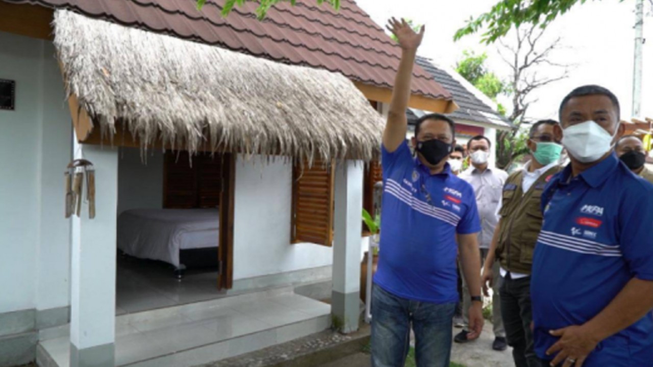 Bambang Soesatyo, Ketua MPR RI tinjau salah satu homestay di Lombok