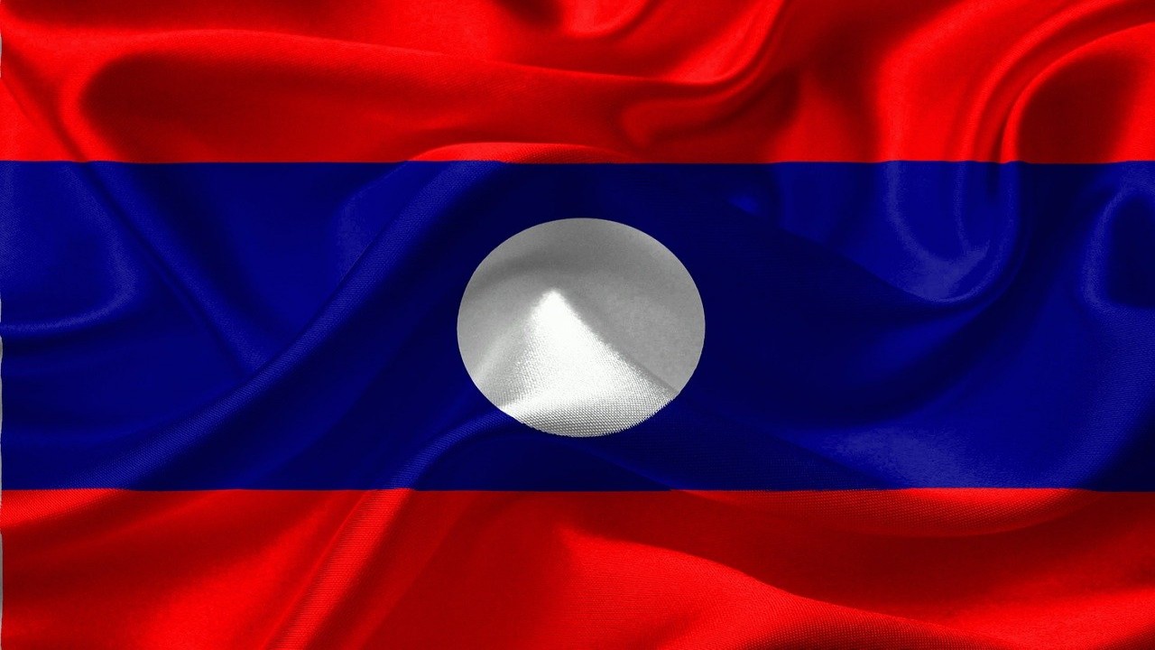 Ilustrasi bendera Laos/ist