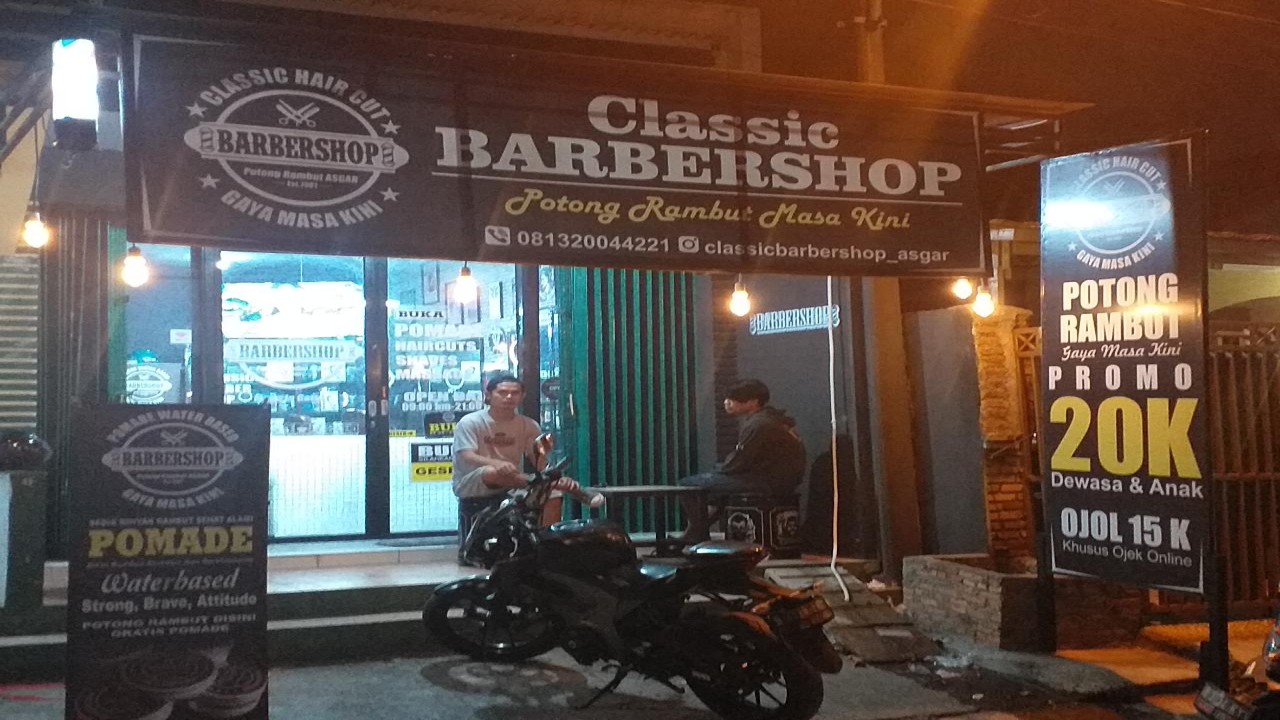Salah satu lokasi Classic Barbershop. (Ist)