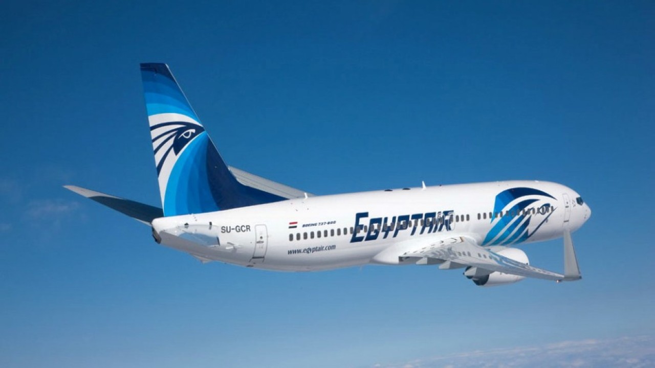 Maskapai penerbangan Mesir EgyptAir. (Net)