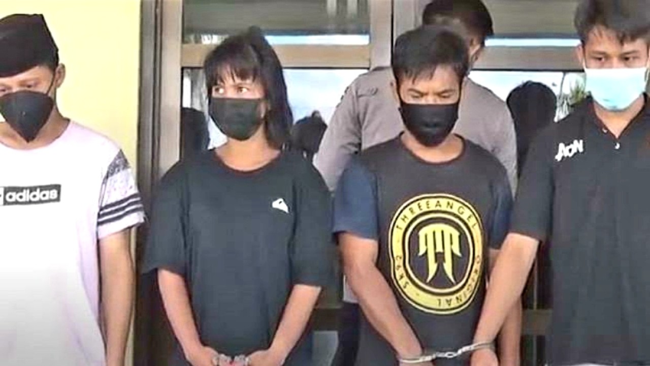 Gadis inisial MAS ditangkap (net)