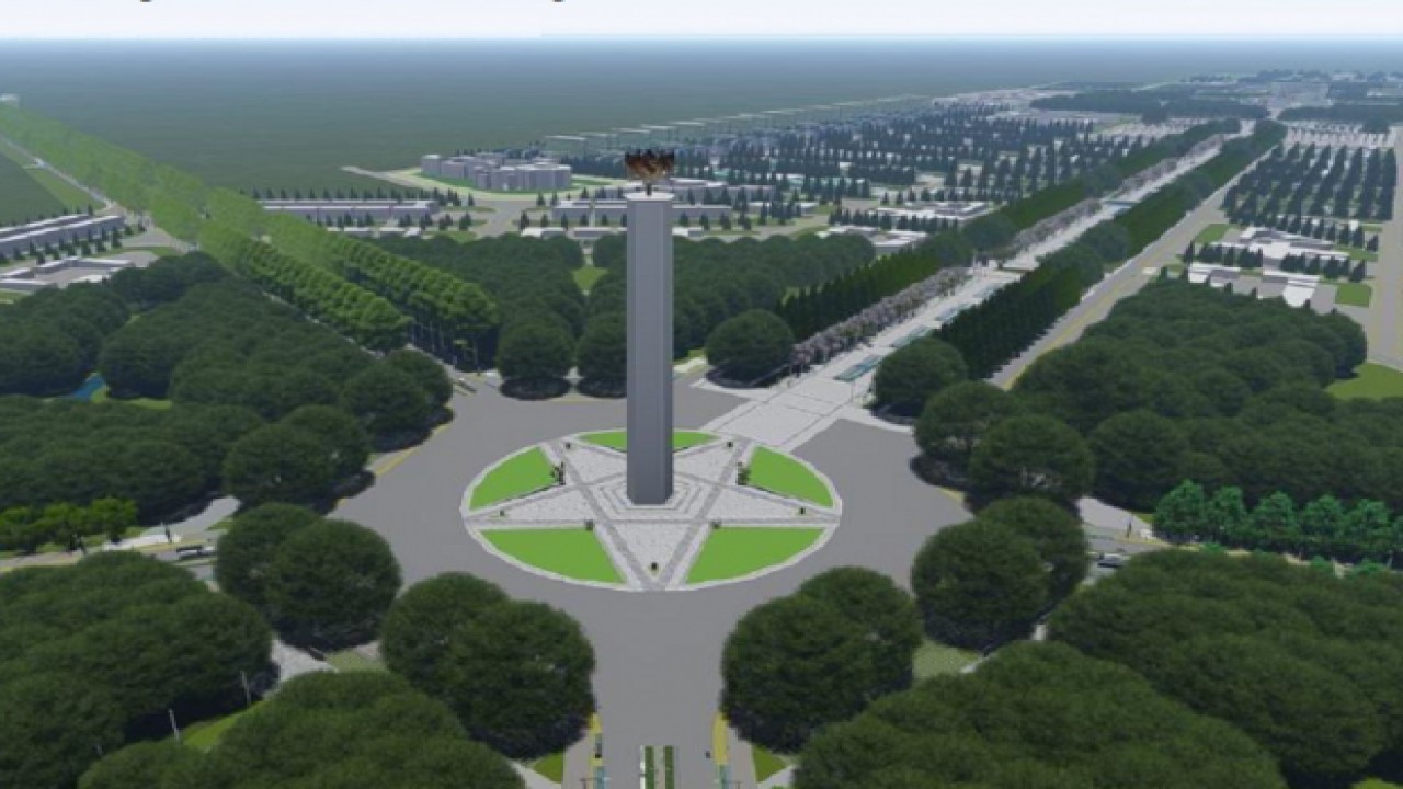 Gambar ibu kota baru. (Net)
