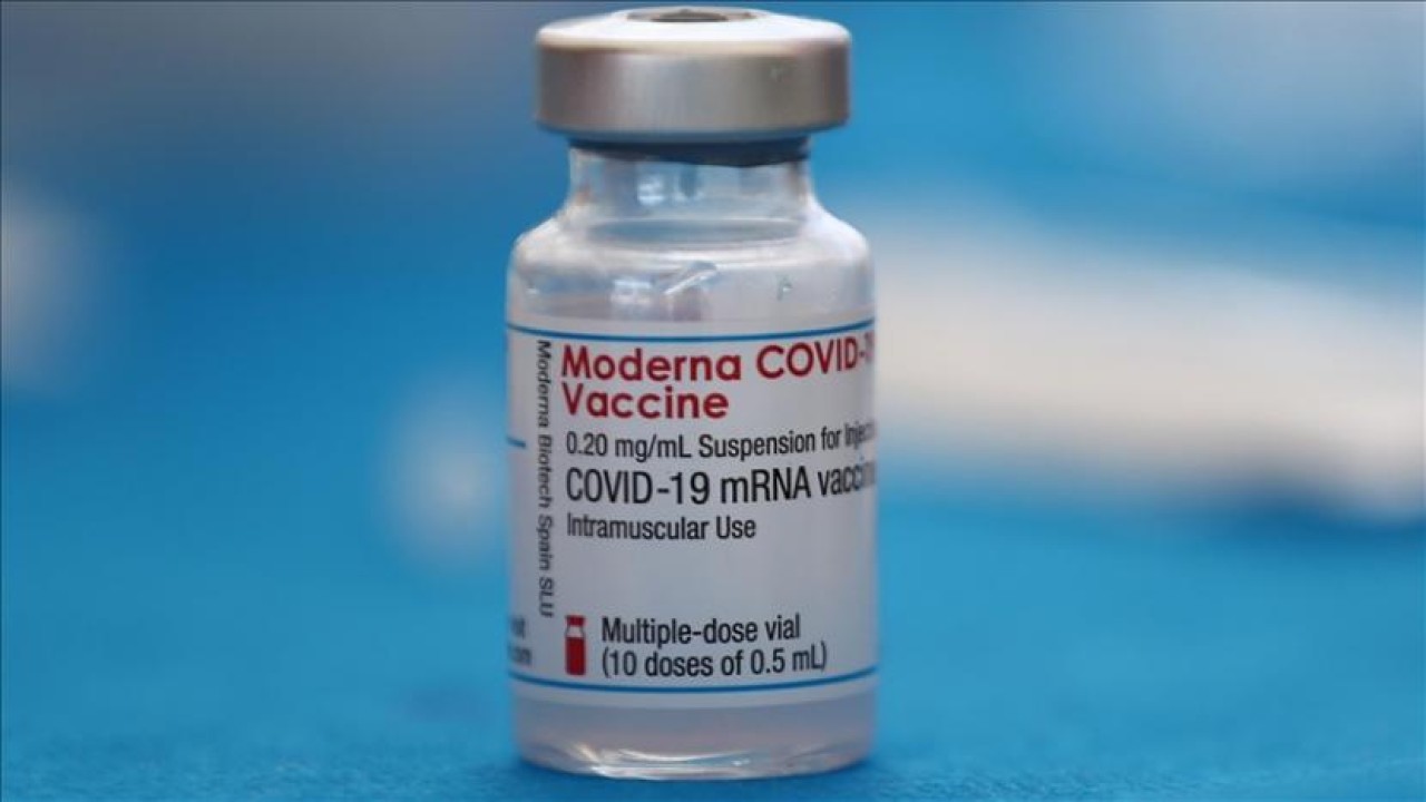 Ilustrasi vaksin Covid-19 Moderna. (Net)