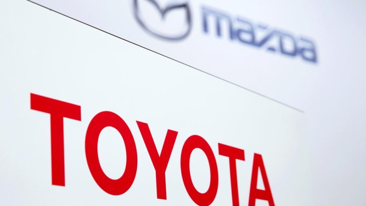 Ilustrasi Toyota-Mazda. (Net)
