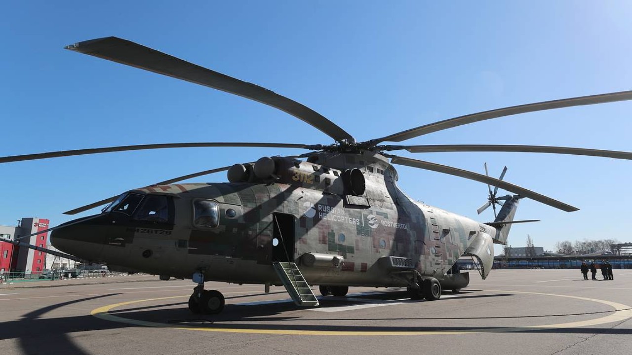 Helikopter angkut jumbo Mi-26T2V. (TASS)