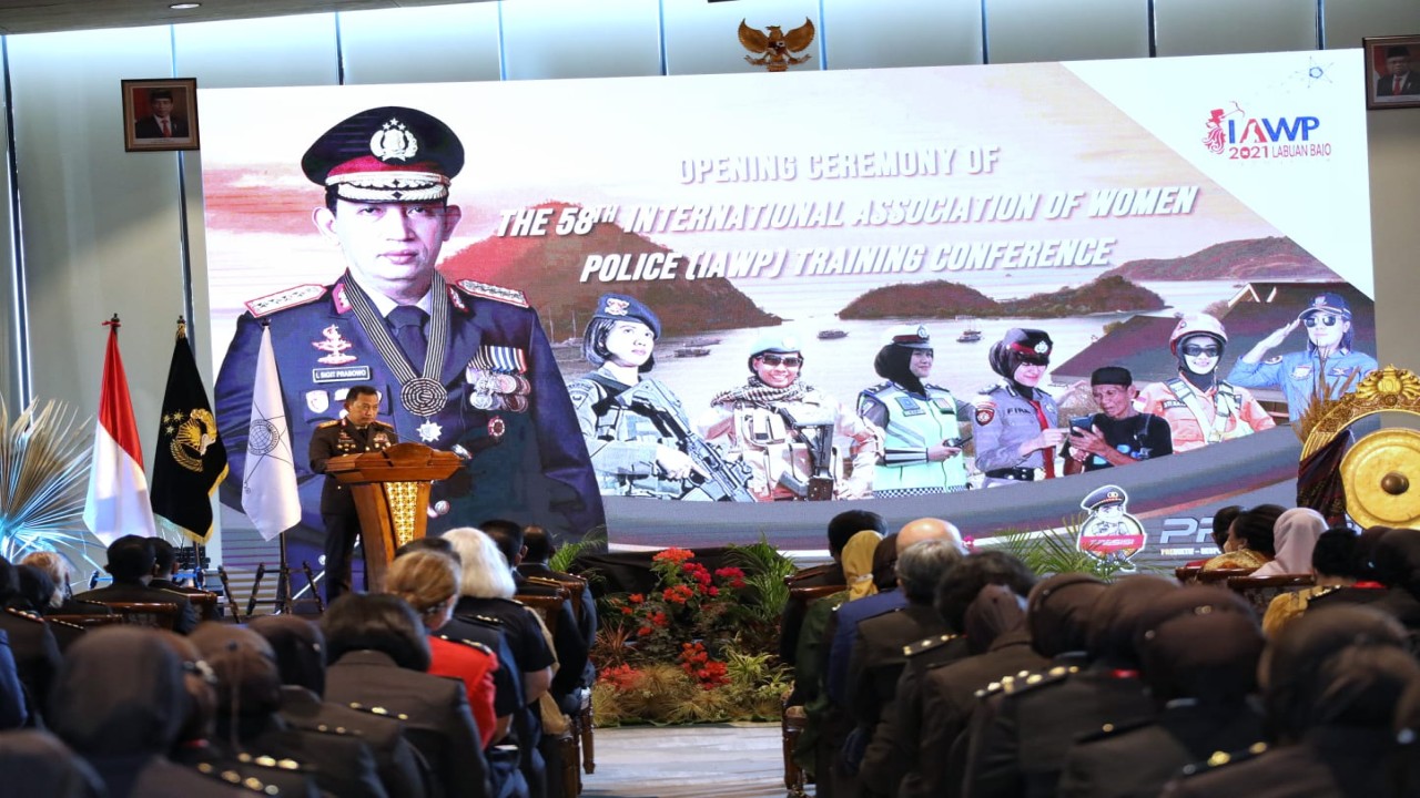 Kapolri Jenderal Listyo Sigit Prabowo dalam IAWP.
