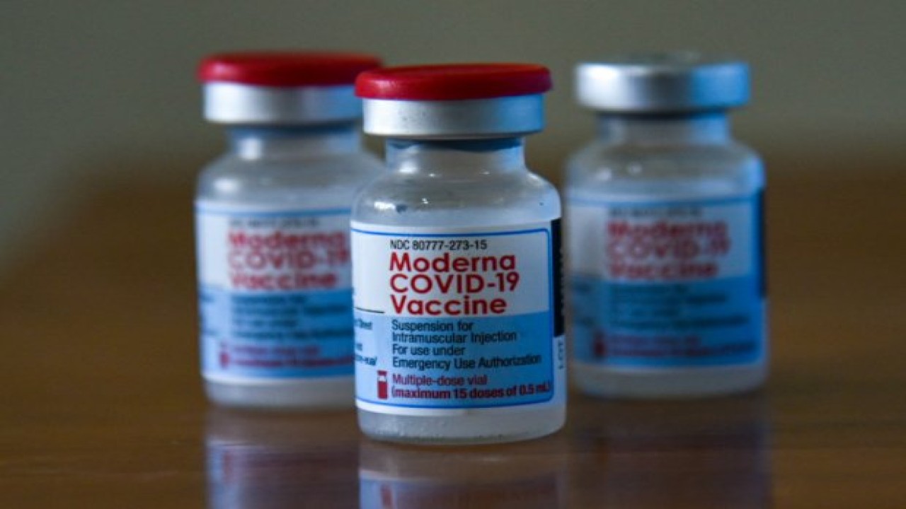 Vaksin Covid-19 Moderna. (Istimewa)