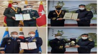 Empat perwira menengah TNI mendapat penghargaan atas prestasi terbaik yang mereka torehkan dalam tugas pendidikan di Korea Selatan-1639065538