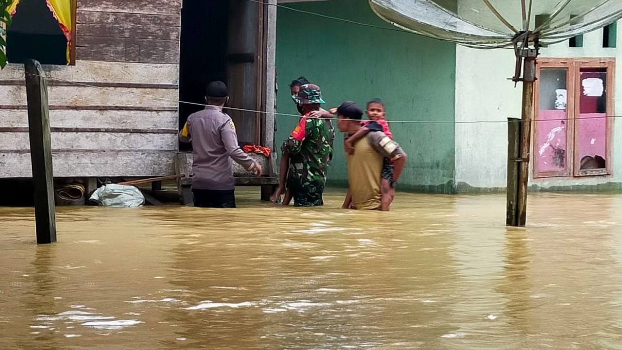 Aceh Timur dilanda banjir/ist
