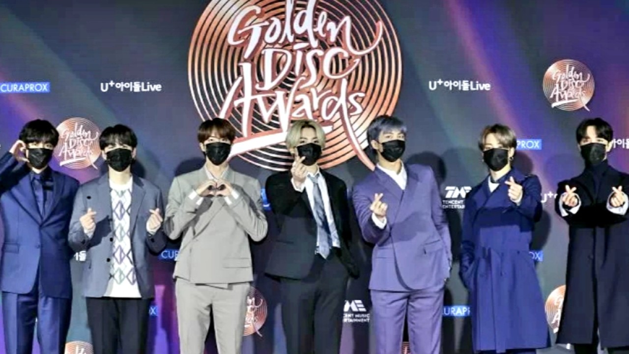 BTS meraih penghargaan Golden Disc Awards ke-36. (net)