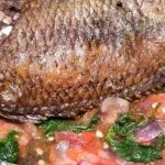 Ilustrasi Ikan Nila goreng dan sambal bawang-1645507411