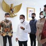 Menpora Amali saat menerima audiensi Ketua sekaligus Co-Chair Y20 Indonesia 2022-1643813779