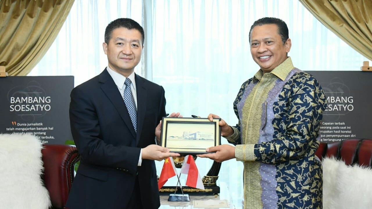 Bamsoet dan Dubes China untuk Indonesia.