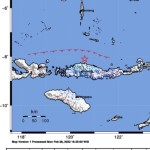 Gempa berkekuatan 4,9 kembali mengguncang wilayah Manggarai, NTT.( Twitter/BMKG)-1646112207