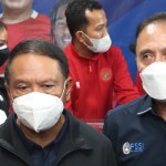 Menpora Zainudin Amali bersama Ketum PSSI, Iwan Bule-1648022165