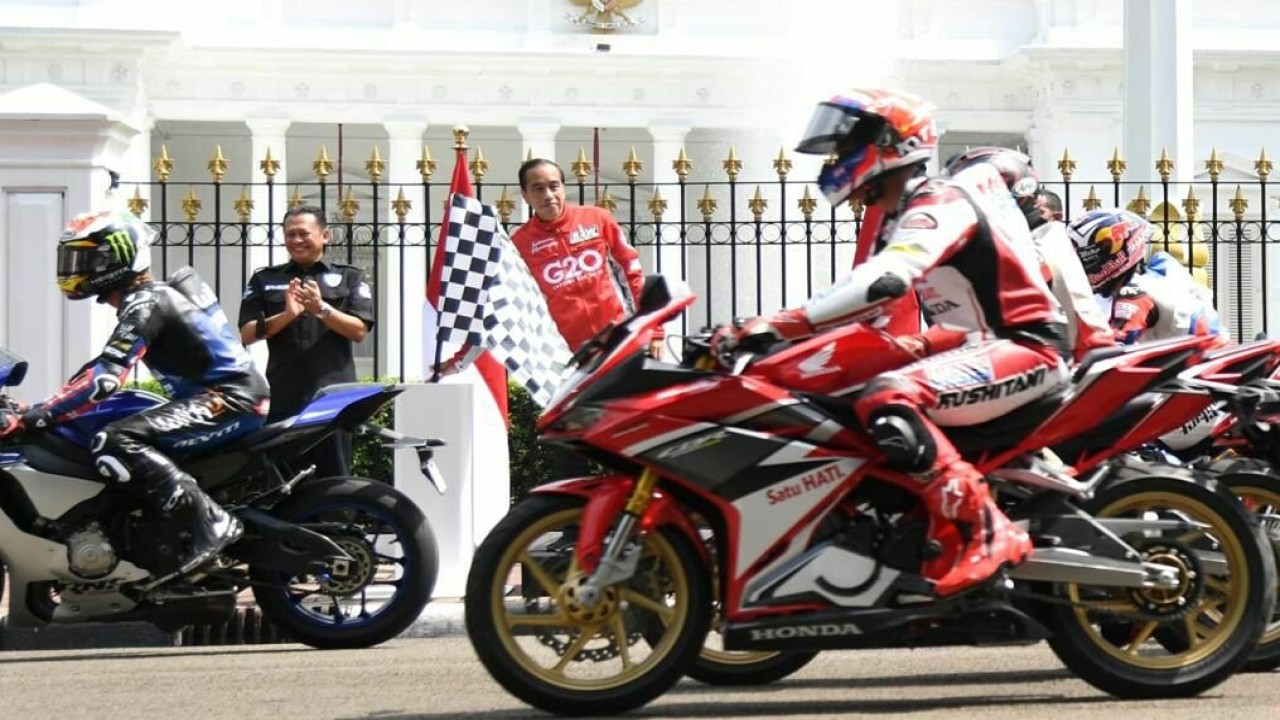 Parade MotoGP Jakarta.