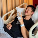 Rafael Tan tengah terbaring di ranjang sebuah Rumah Sakit/Instagram-1647680975