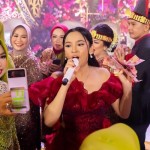 Lyodra saat disawer di acara pernikahan/Instagram-1648876011