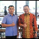 Ketua MPR RI Bambang Soesatyo (kanan) dan Bupati Gunungkidul, Sunaryanta-1653902042