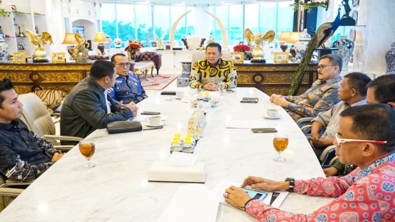 Ketua MPR RI Bambang Soesatyo bersama pengurus MBI DKI Jakarta. Foto: Dok MPR