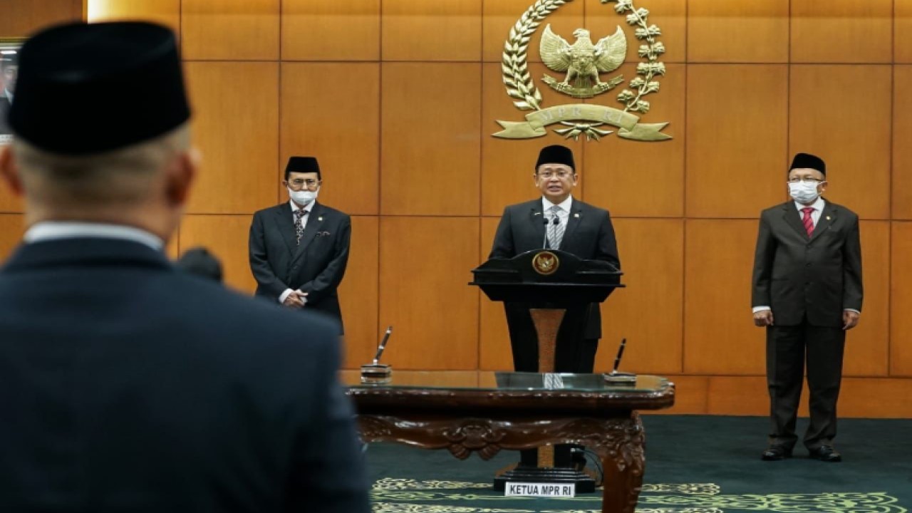 Ketua MPR RI Bambang Soesatyo (tengah). Foto: Dok MPR