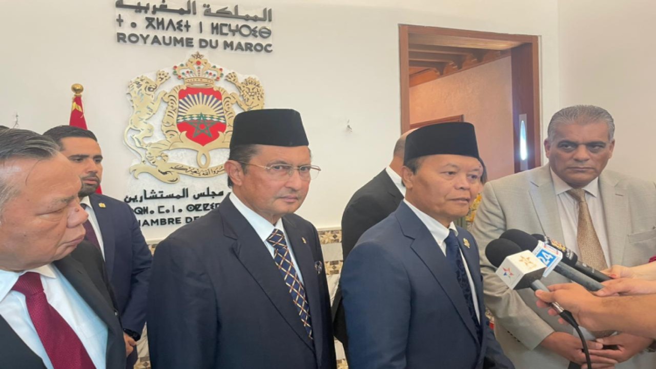 Pimpinan MPR RI Hidayat Nur Wahid dan Fadel Muhammad. Foto: Dok MPR