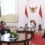 Presiden Jokowi terima kedatangan Menpora dan Ketum PSSI-1659530948