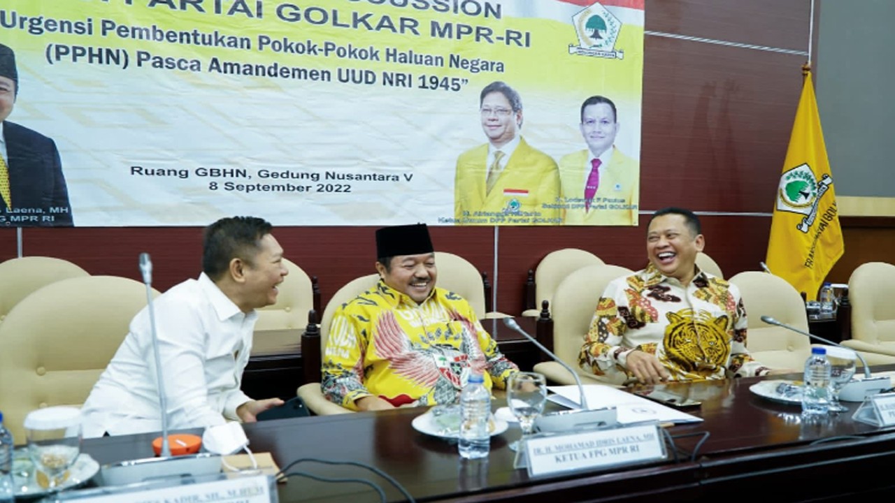 Bambang Soesatyo, Ketua MPR RI.