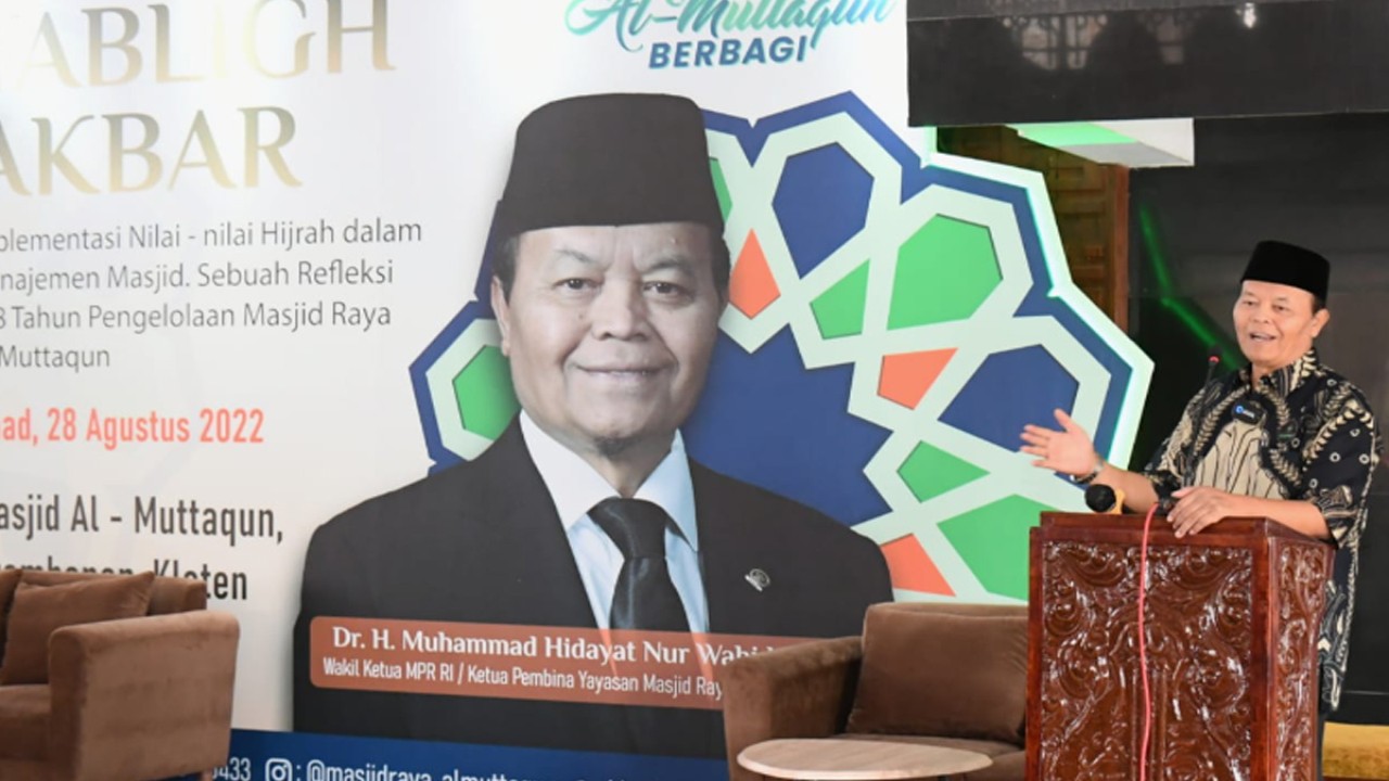 Wakil Ketua MPR Hidayat Nur Wahid