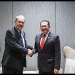 Ketua MPR RI Bambang Soesatyo (kanan) bersama Ketua Dewan Nasional Negara Palestina Mr. Rahwi A.M. Fatouh-1666697135