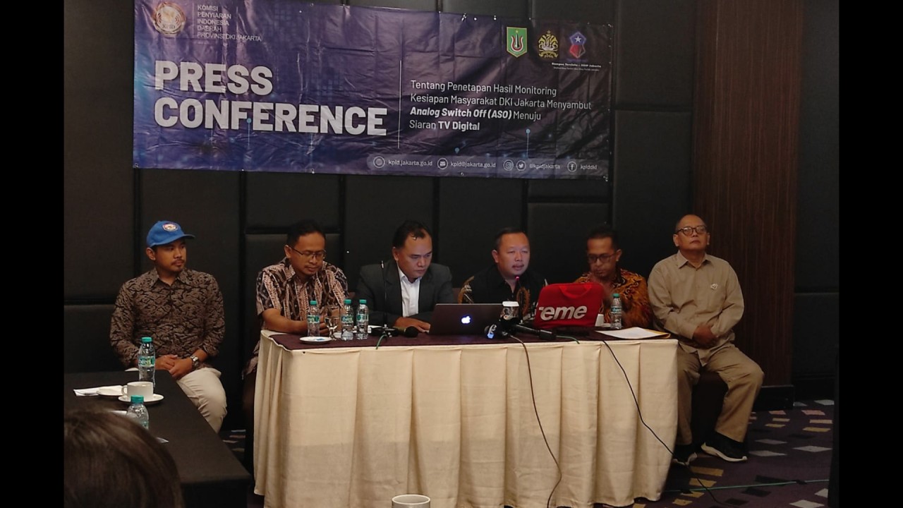 Konferensi pers KPID DKI Jakarta.