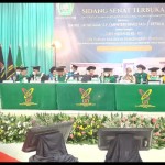 Wakil Ketua MPR Yandri Susanto memberikan orasi kebanagsaan pada Dies Natalis Ke-60 Universitas Islam Negeri Sultan Maulana Hasanuddin-1665743058