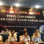 Konferensi pers ASEAN Coast Guard Forum di Kabupaten Badung, Bali, Selasa (22/11/2022). (ANTARA/Ni Putu Putri Muliantari)-1669104627