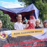 KONI Kabupaten Bekasi salurkan bantuan korban gempa Cianjur-1669781703