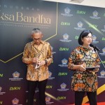 Menteri Keuangan Sri Mulyani (kanan) dalam Konferensi Pers Anugerah Reksa Bandha di Jakarta, Rabu (23/11/2022). ANTARA/Sanya Dinda.-1669184946