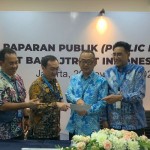 Para direksi PT Bank JTrust Indonesia Tbk (J Trust Bank) dalam paparan publik di Jakarta. (ANTARA/HO-Istimewa)-1669789817