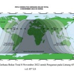 Peta gerhana bulan pada 8 November 2022.-1667623428