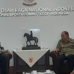 Rildo temui Ketua KONI pusat Marciano Norman-1667276870