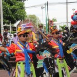 Salah satu seni budaya yang ditampilkan dalam Festival Keunggulan Budaya di Lapangan Paseban,-1668911974