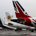 Sejumlah pesawat kenegaraan delegasi KTT G20 terparkir di Bandara Internasional Juanda, di Sidoarjo, Jawa Timur, Selasa (15/11/2022). ANTARA/Marul/am.-1668668223