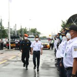 Apel Gelar Pasukan Angkutan Natal dan Tahun Baru 2022/2023 di Stasiun Yogyakarta, Kamis (22/12/2022). ANTARA/HO-PT KAI (Persero)-1671695668