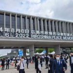Arsip--Peringatan ke-77 penjatuhan bom atom Hiroshima yang digelar di Hiroshima Peace Memorial Museum, Hiroshima, Sabtu (7/8). (KBRI Tokyo)-1671683579