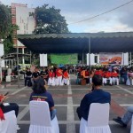 Diskusi Komnas HAM bersama LSM dan masyarakat lainnya saat hari HAM di Gong Perdamaian Ambon, 10 Desember 2022. (ANTARA/HO-Komnas HAM)-1670929152