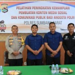 Foto bersama para narasumber saat pelatihan personi Polres Sumbawa Barat (ANTARA/Humas Polda NTB)-1669963099