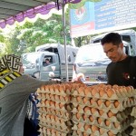 Ilustrasi: aktivitas pedagang telur ayam dalam kegiatan bazar pasar murah di Kota Mataram, Provinsi Nusa Tenggara Barat. (Foto: ANTARA/Nirkomala)-1669969050