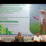 Kepala BPS Kabupaten Bangka Dewi Savitri saat memaparkan agenda sensus pertanian 2023 mendatang (ANTARA/Kasmono)-1669873128