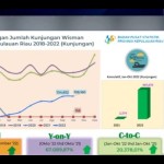 Kepala BPS Kepri Darwis Sitorus memaparkan perkembangan kunjungan wisman ke Kepri melalui kanal youtobe, Kamis (1/12). (Ogen)-1669883891