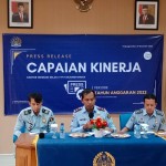 Konferensi pers capaian kinerja kantor Imigrasi Kelas II TPI Tanjung Pandan sepanjang 2022. ANTARA/Kasmono.-1672127467