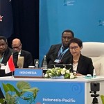 Menteri Luar Negeri RI Retno Marsudi saat membuka Indonesia-Pacific Development Forum 2022 di Nusa Dua, Bali, Rabu (7/12/2022). (ANTARA/Aria Cindyara)-1670393860